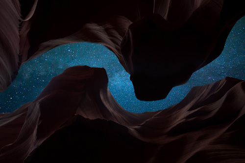 image of night sky