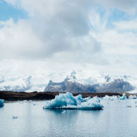 Image of an iceberg.